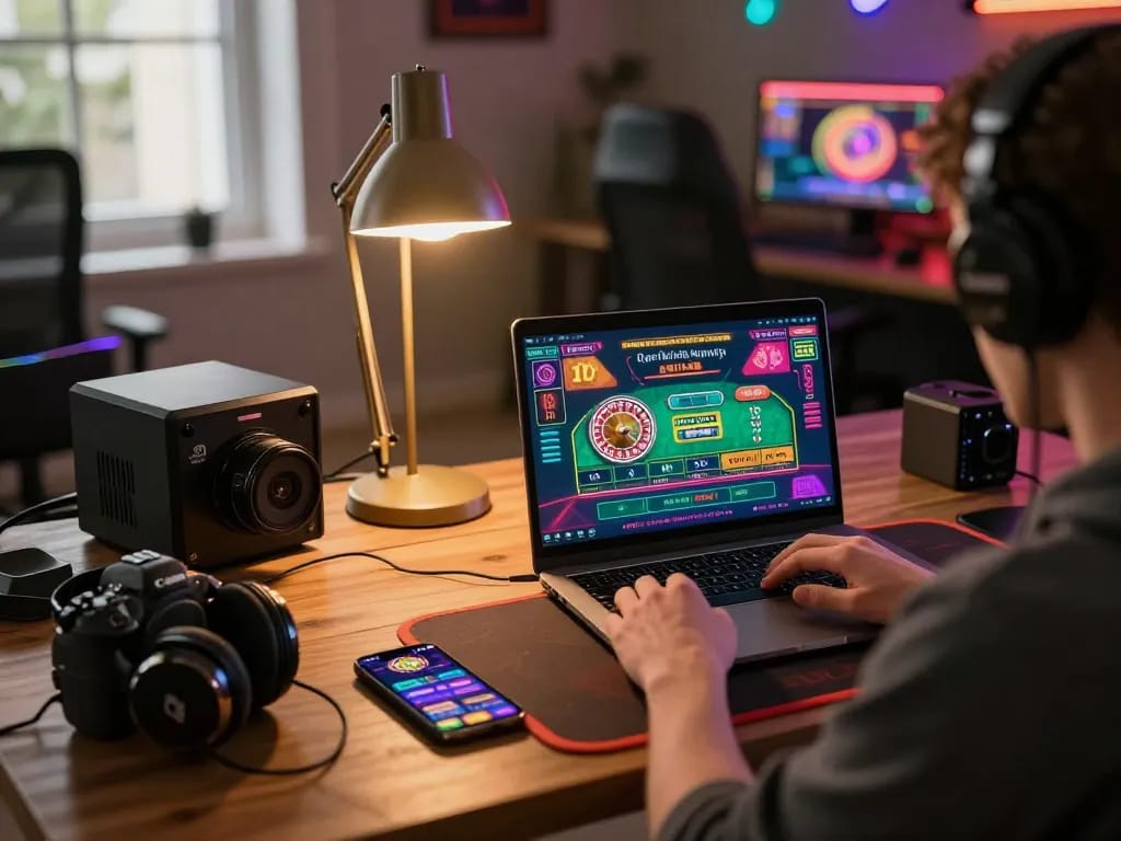 Engaging online gaming experience at shbet with live dealer games on laptop
