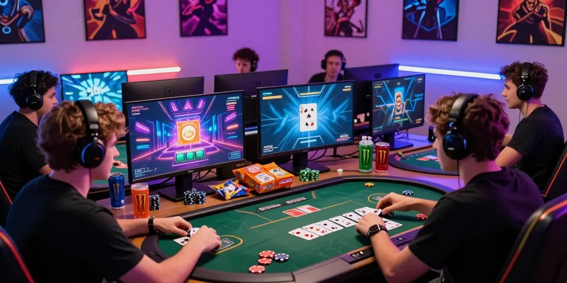 Suasana permainan kartu online 68 game bài dengan para pemain yang bersemangat dan animasi menarik.