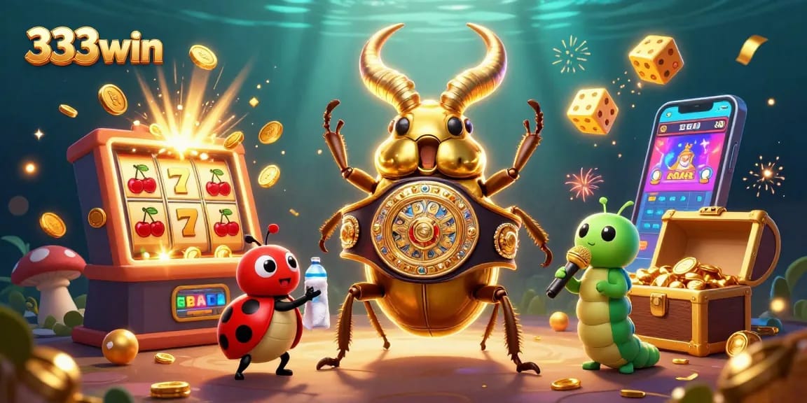 Engage with 333win's vibrant casino atmosphere, featuring a thrilling showdown with rich gaming elements.