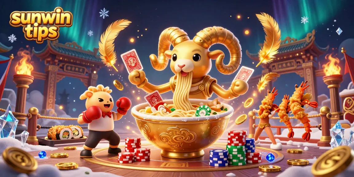 Engage with sunwin tips in this vibrant 3D casino illustration showcasing exciting game characters.