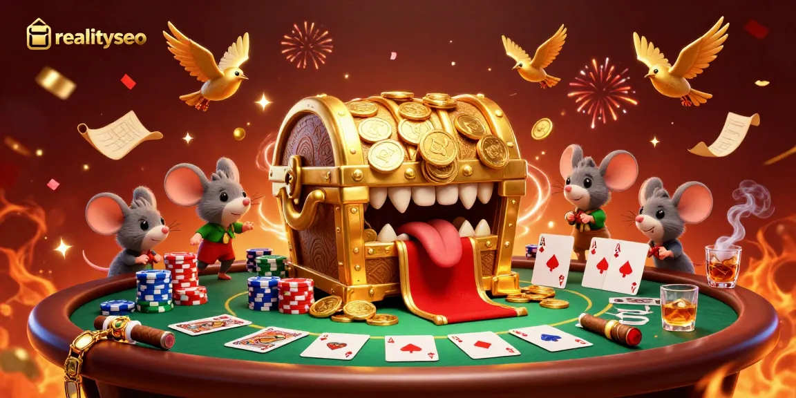 Win big with realityseo at the poker table, featuring vibrant casino graphics and exciting gameplay elements.