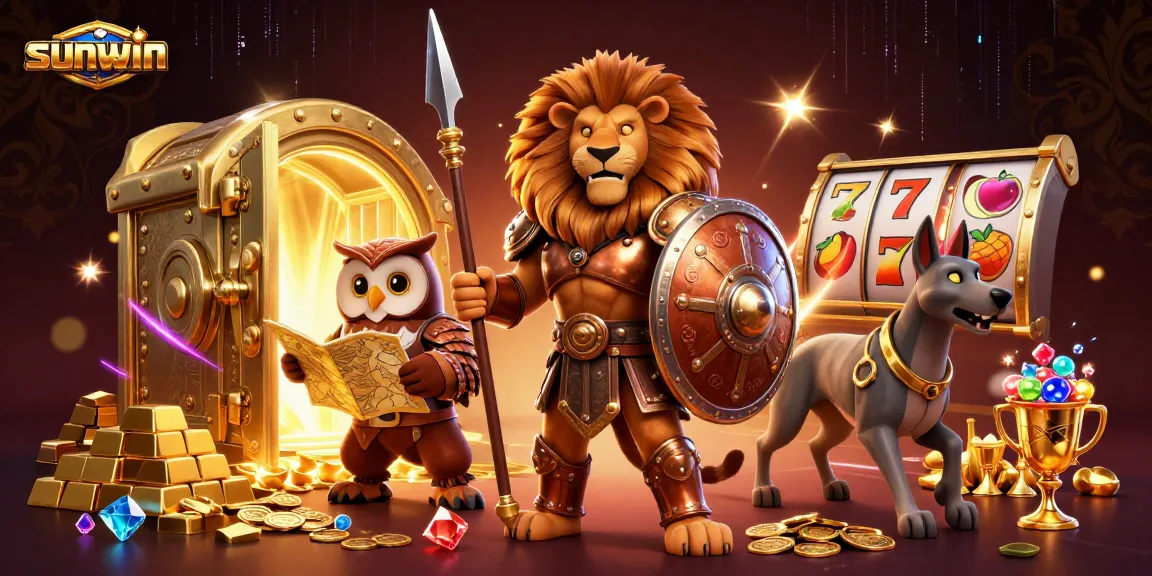 Spin the reels in the sunwin casino world with dynamic 3D characters and rich treasure.