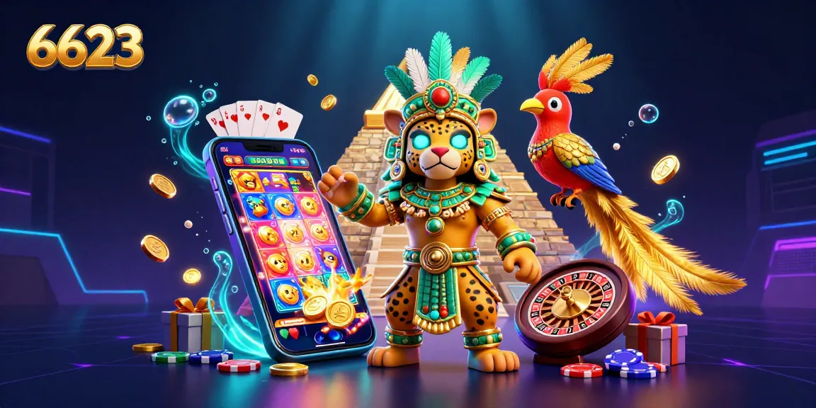 Play exciting slot games at 6623 and enjoy colorful graphics alongside unique characters.