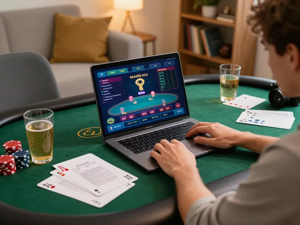 Kong 88 player engaging with online casino gaming experience, focusing on strategy notes and thrilling gameplay.