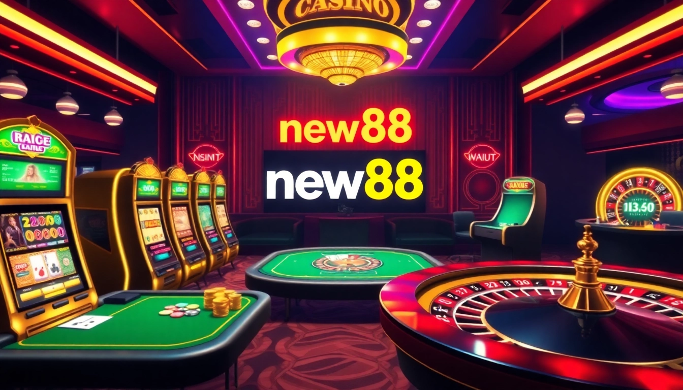 Experience the thrill of new88 with engaging casino games and vibrant poker tables.