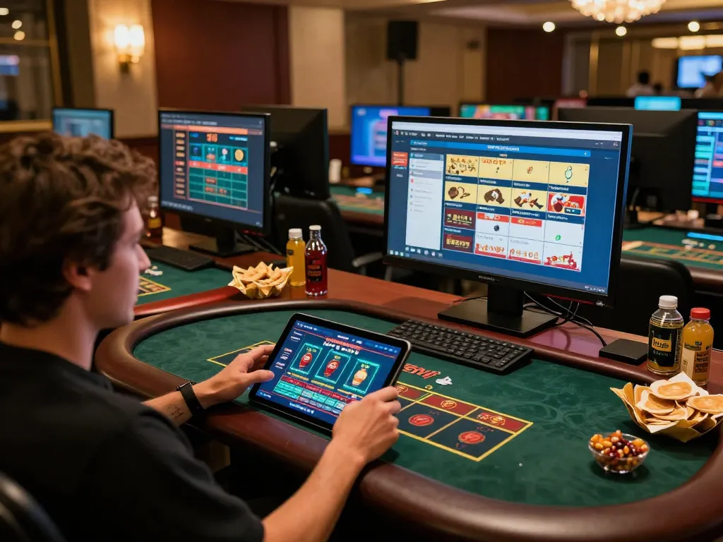 Exciting online gaming moment at lc88vip, showcasing dynamic player interaction and immersive live dealer experience.