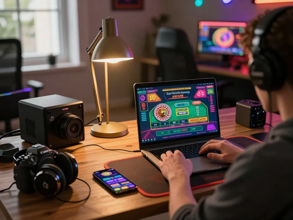 Engaging online gaming experience at shbet with live dealer games on laptop