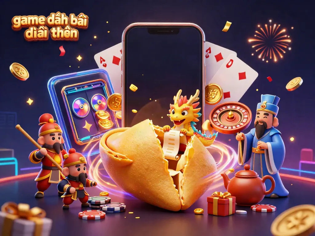 Discover winning odds and strategies in game đánh bài đổi thưởng with our engaging illustration.