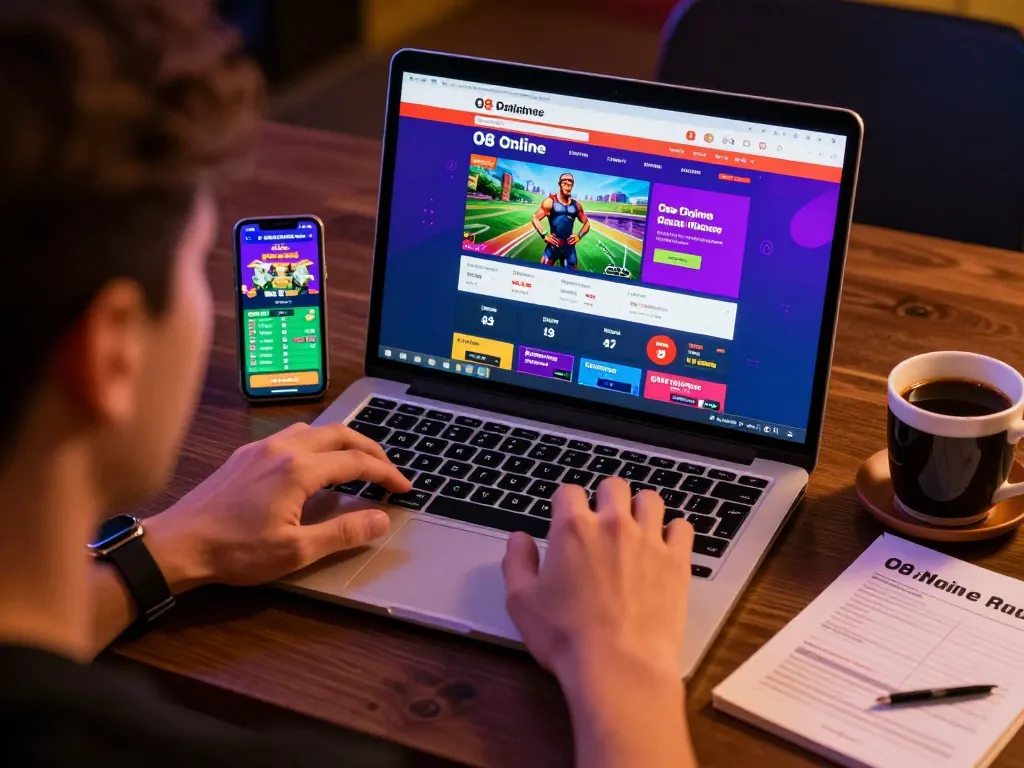 Engaging online gaming session showcasing dynamic betting action at link vào o8 casino interface.