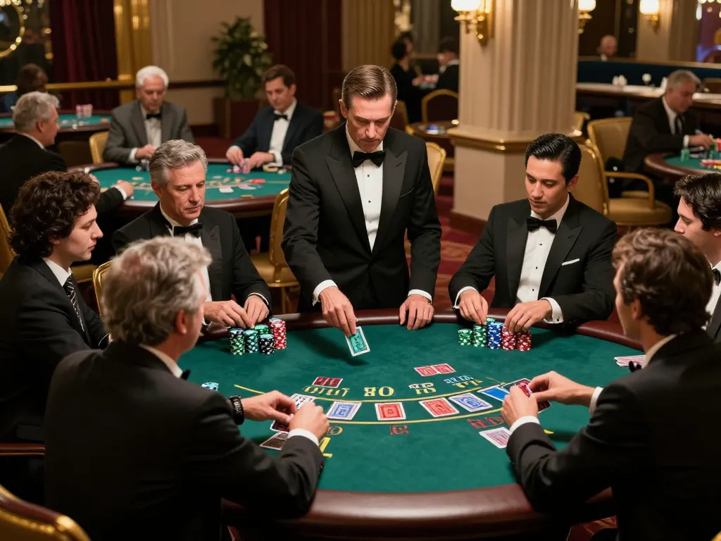 Experience thrilling blackjack gameplay with tactile chips and strategic betting at Tic 88 casino