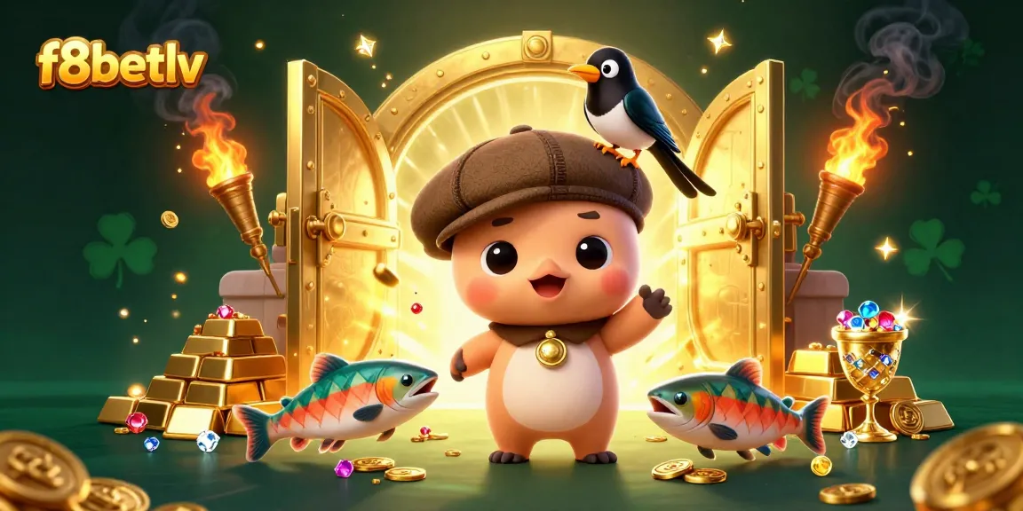 Win big at f8betlv with our dynamic casino world featuring playful characters and treasure!