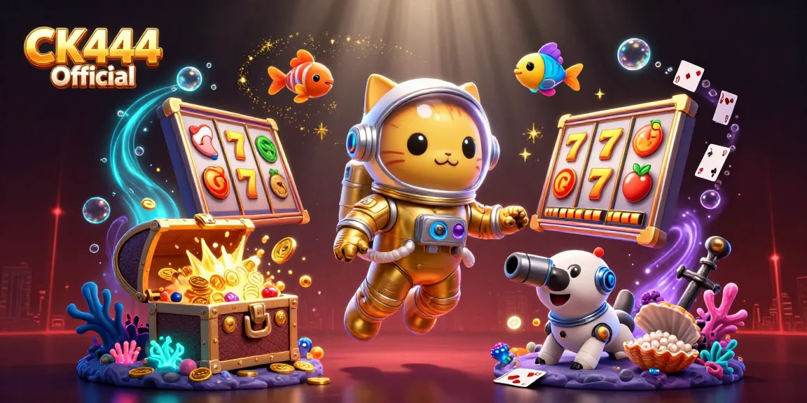 Experience thrilling gameplay at CK444 Official with vibrant slots and rewards in a lively scene.