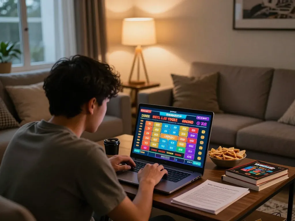 Permainan menarik dari mejavip togel online di laptop, menampilkan pilihan taruhan yang beragam dan suasana strategis.