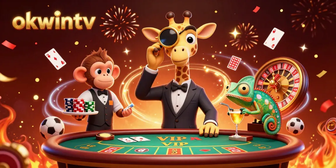 Experience thrilling betting action on okwintv with a vibrant casino scene filled with excitement.