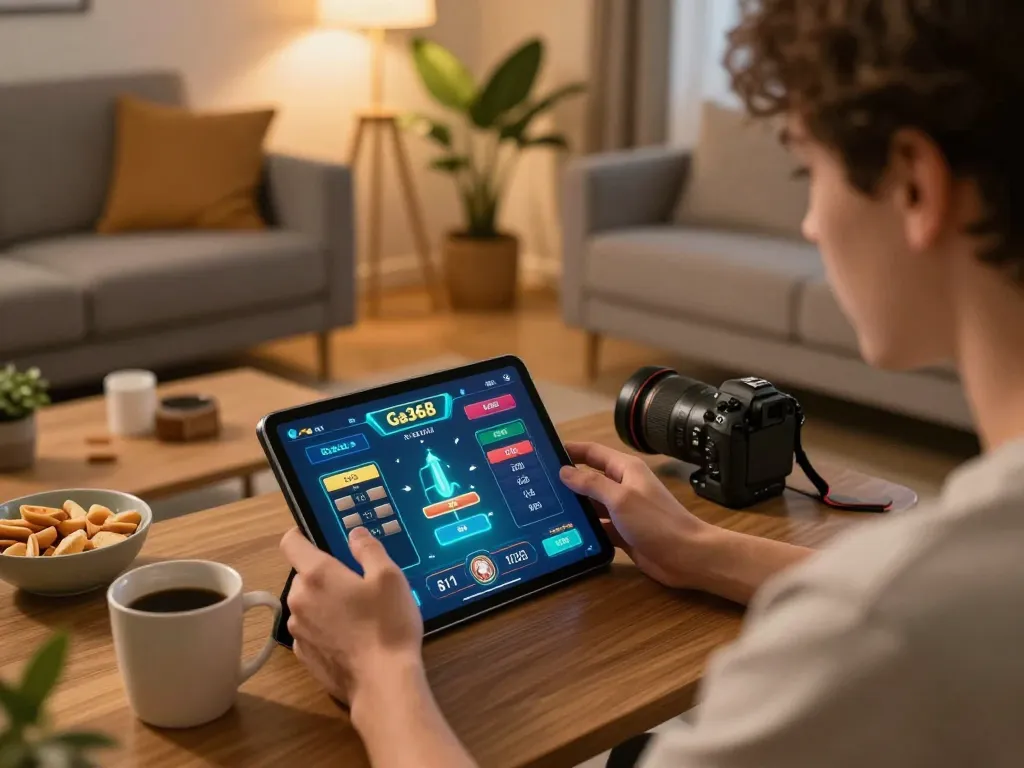 Experience Ga368 online betting with a dynamic interface in a cozy home setup