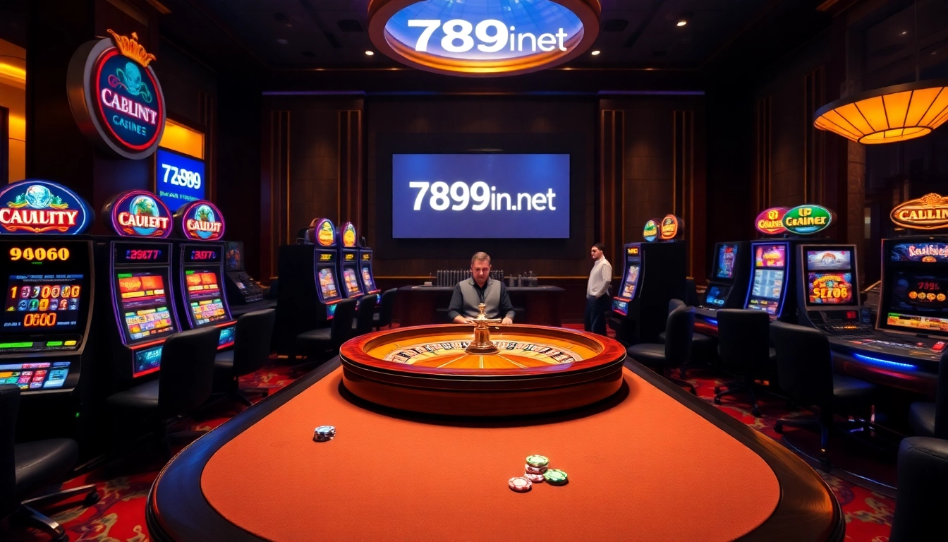 Experience thrilling gameplay at 789pa.in.net with vibrant slot machines and poker tables.