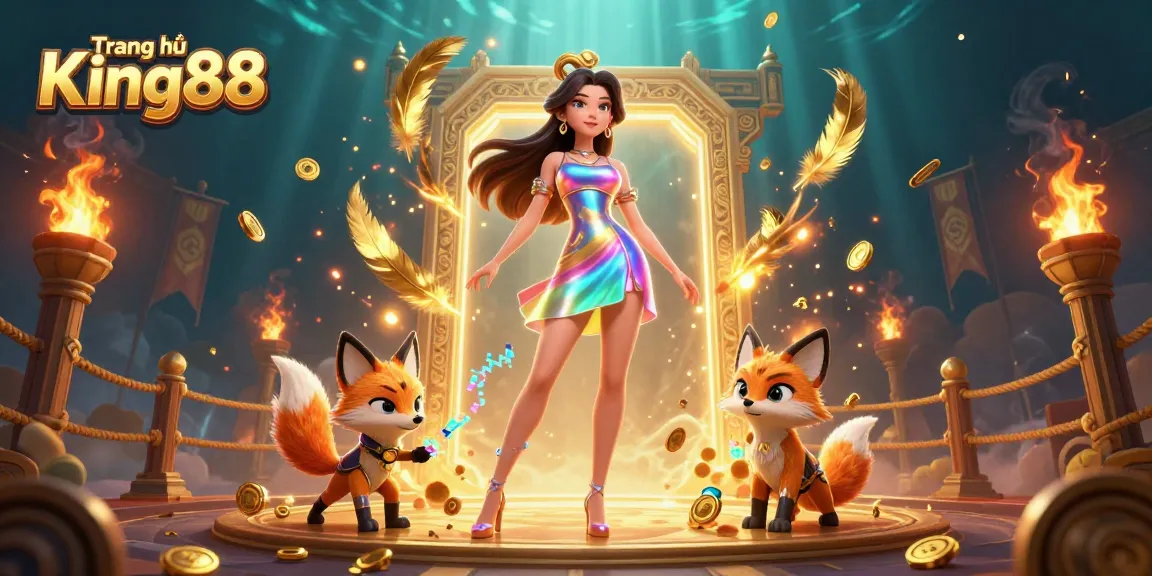 Experience thrilling wins at Trang chủ King88 with a vibrant 3D casino illustration showcasing exciting gaming elements.