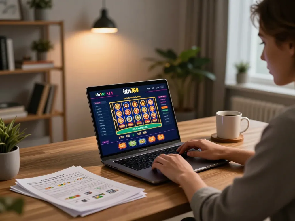 Berpartisipasi dalam permainan strategis di platform kasino online idn789 dalam pengaturan rumah