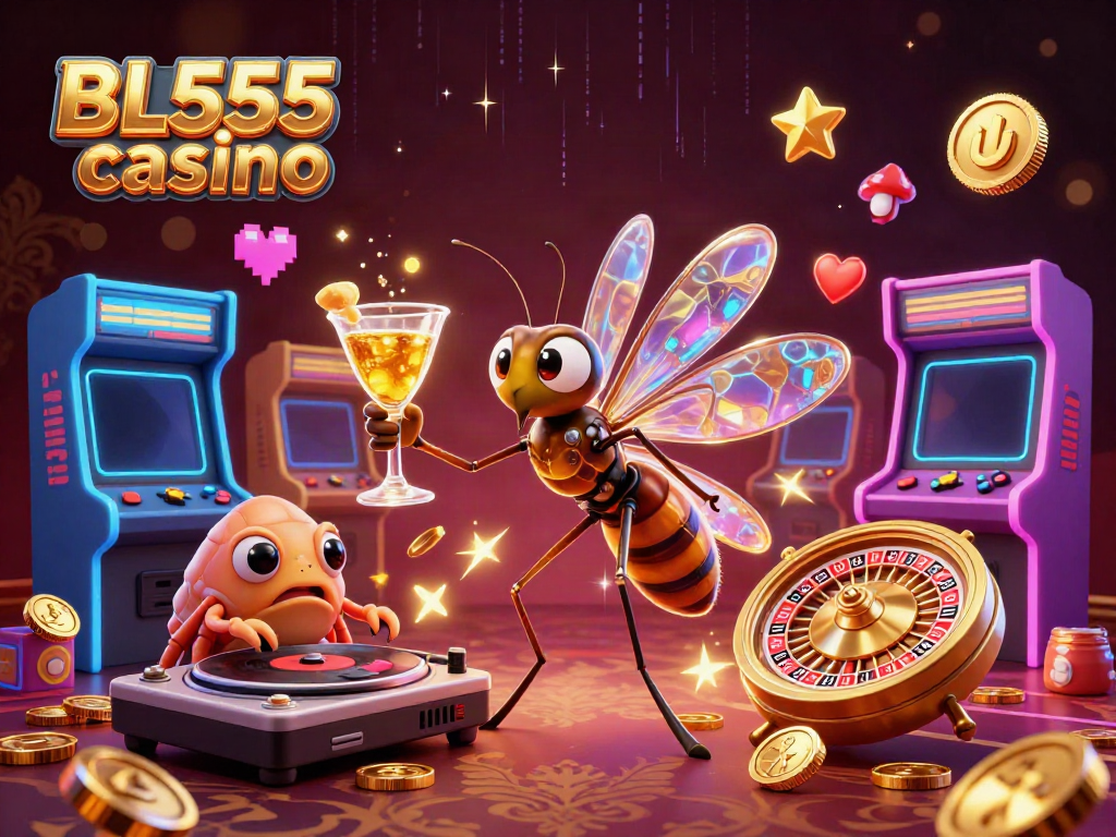 Engage at BL555 casino with vibrant 3D characters, lively games, and immersive experiences.