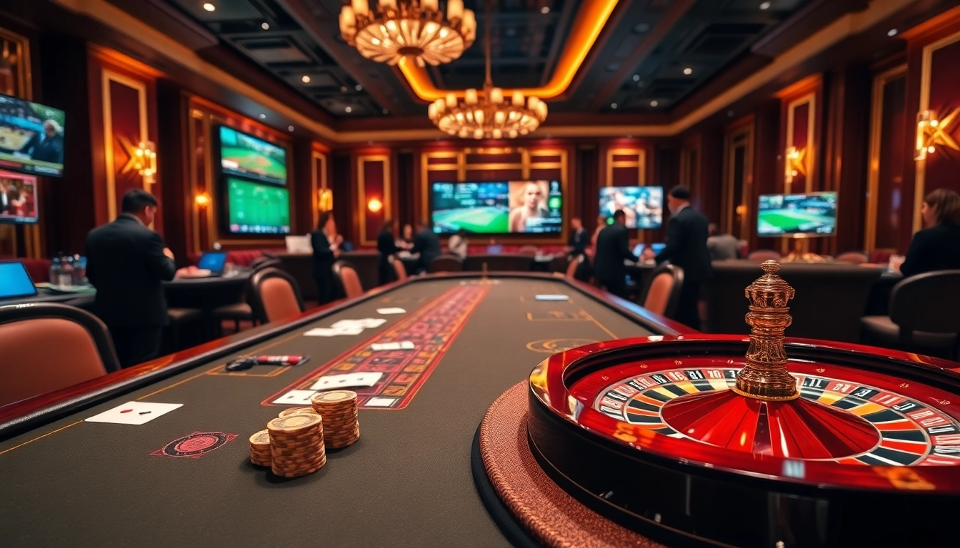 Experience the thrilling excitement of gambling at UU88 casino with poker chips, cards, and roulette.
